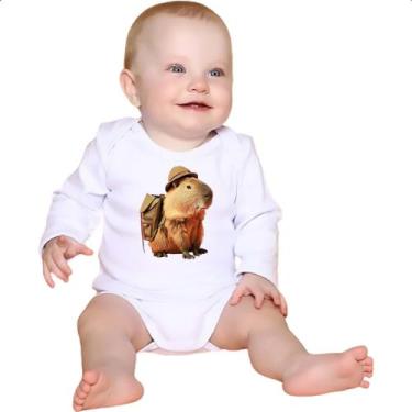 Imagem de Body intantil Capivara aventureira - Alearts, GG