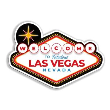 Imagem de Ímã de Las Vegas - 7,6 cm x 5 cm - Welcome to Fabulous Nevada Sign Lembrança Presentes Ímãs Geladeira Carro Caminhão
