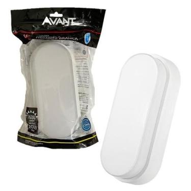 Imagem de Kit 10 Arandela Tartaruga Led Branca IP65 20w Branco Quente 3000K - Av