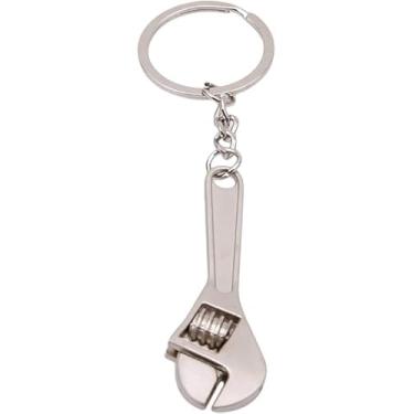 Imagem de YuanHolumid Mini chave de metal ajustável prata multifuncional chaveiro ferramenta de bolso ajustável, chaves ajustáveis, ferramentas manuais
