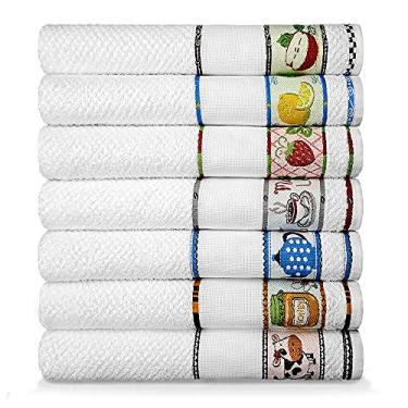 Imagem de Kit 06 Panos de Copa Dohler Vigo Jacquard para Bordar Sortido