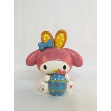Imagem de Blue Sky Clayworks Boneco de cerâmica Hello Kitty My Melody Bunny com ovo 24470
