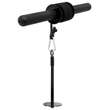 Imagem de Yes4All Pistola de pulso e antebraço – Rolo de pulso e rolo de antebraço para treinamento, treino – Pistola de pulso/braço – Compatível com placas de peso olímpico de 2,5 cm e 5 cm