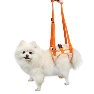 Imagem de Peitoral para cães paralisados com suporte de perna traseira – estilingue para cães de tamanho extra grande, arnês de elevação ajustável, suporte para displasia do quadril e auxílio de rasgo ACL para