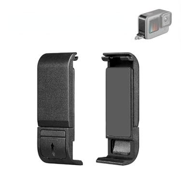 Imagem de Capa lateral de bateria flip para GoPro Hero 11 10 9 preta removível tampa de porta de porta de carregamento para acessórios Go Pro 10 9