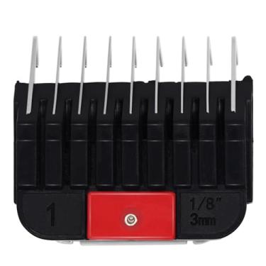 Imagem de Pentes de proteção profissional de aço inoxidável para animais de estimação com lâmina removível estilo A5, 1/20.3 cm-2.5 cm, compatível com Wahl KM Series Andis AG BG Oster A5 A6 Animal Clippers
