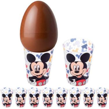 Imagem de Kit 5 Copos 320ml para Ovo de Páscoa Estampa do Mickey Infantil - Plas