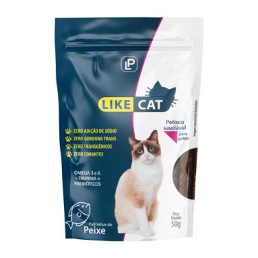 Imagem de Stick Like Cat Peixe 50gr - Kit 2 Unidades - Petisco para Gato - Like 