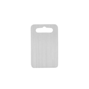 Imagem de Tabua de Carne Corte Cozinha Profissional Aço Inox 24x15cm - CASACHA