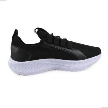 Imagem de Tênis Masculino Esportivo Caminhada - La Faire, Preto, 44