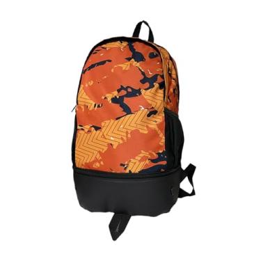 Imagem de menolana Mochila de futebol de mochila de mochila respirável Backpack Backpack Backpack de Backpack de futebol para ciclismo Volleyball, Laranja