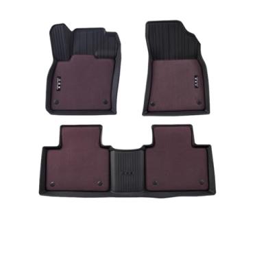 Imagem de Compatível para GEELY Monjaro Manjaro Xingyue L KX11 2021-2024 Original de fábrica TPE Foot Pad Set Acessórios para carros para veículos(For 4WD Brown)