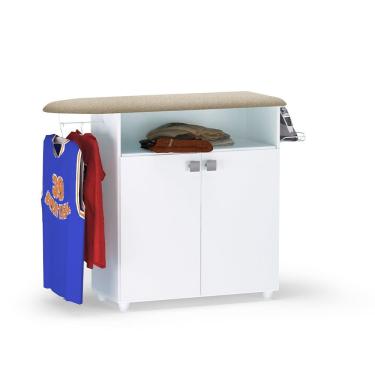 Imagem de Tábua de Passar Roupa Bianca Branco AJL Móveis