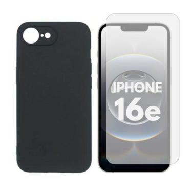 Imagem de Capinha Case + Pelicula Hidrogel Compativel Para iPhone 16e - Generica