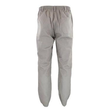 Imagem de Calça em Brim Cinza com Bolso Tamanho M - Tecmater