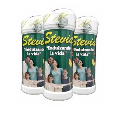 Imagem de Kit 3 Stevia 100% Natural Adoçante 250g Zero Calorias