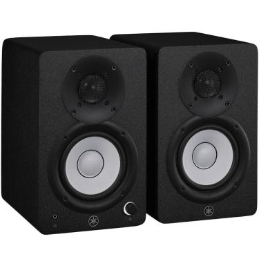 Imagem de Par de Monitores de Estúdio Near Field Yamaha HS4 Bass-Reflex de 2 Vias Amplificador Classe D Preto
