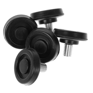 Imagem de VINTORKY 5 peças de niveladores de cadeira resistentes para cadeiras de barbeiro e salão de beleza, pés de substituição duráveis para design de parafuso de móveis, ideal para nivelamento e