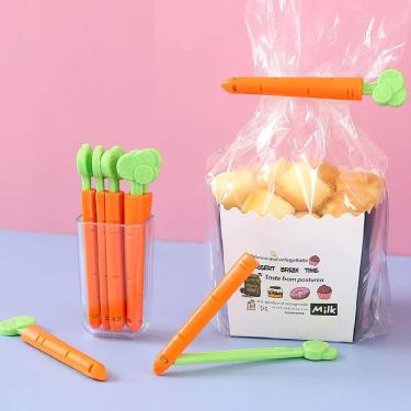 Imagem de Kit Prendedor 10 Lacre Plástico Vedação Embalagens Alimentos