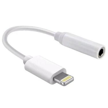 Imagem de Cabo Adaptador Compatível Com Lightning/Iphone  Para Fone Ouvido P2-P3
