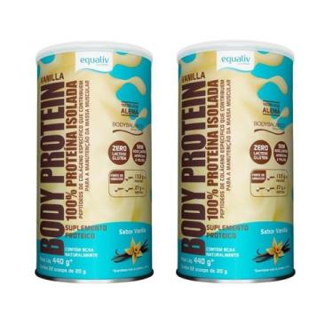 Imagem de Kit 2 Body Protein Proteína Isolada Colágeno Hidrolisado Equaliv, Vani