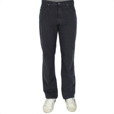 Imagem de Calça Jeans Masculina Tradicional - R7, 40, Preto