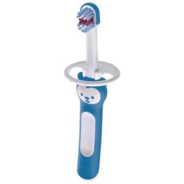 Imagem de Escova De Dente Mam BabyS Brush Azul (2 Unidades) 6M+
