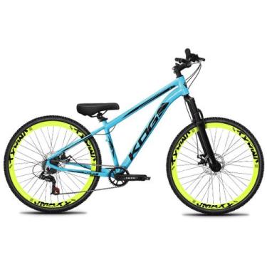 Imagem de Bicicleta Aro 29 KOG 1X7 Tipo Freeride Viking Hupi Gios, Azul piscina,