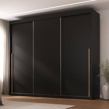 Imagem de Guarda Roupa Casal 3 Portas de Correr Senna Maxel Móveis