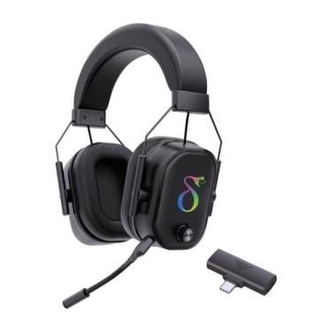 Imagem de Headset Gamer RGB Wireless 25 Horas Delta FB505 500mah Preto - AITEK