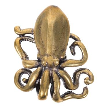 Imagem de DOITOOL Puxadores em forma de polvo, maçaneta de tentáculo de polvo, puxador de gaveta náutico, puxador grande para tema do oceano, armários de cozinha, armários de cozinha de banheiro, armários