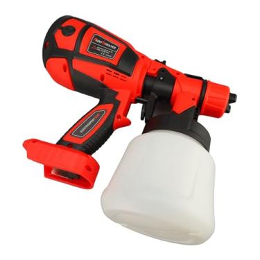 Imagem de Pistola Pulverizadora Elétrica, Pulverizador de Tinta Sem Fio de Alta Pressão para Vários Projetos Internos e Externos, Capacidade de 900ml