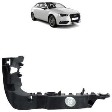 Imagem de Suporte Guia Parachoque Dianteiro A3 2014 2015 2016 Preto Liso - Autom