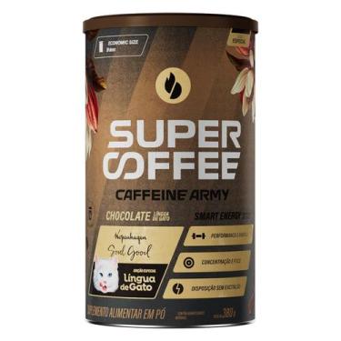 Imagem de Super Coffee Blend Proteína Colágeno 380g Caffeine Army, Chocolate Lín