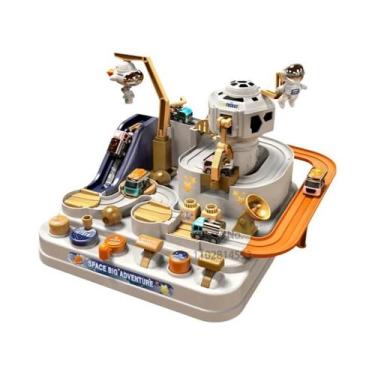 Imagem de Trem de Brinquedo Interativo com Pista de Corrida - Modelo de Ferrovia