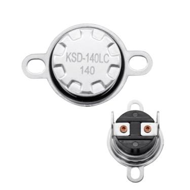Imagem de Fusível térmico de termostato KSD-140LC serve para fornos de micro-ondas, interruptor de fusível térmico de termostato normalmente fechado (KSD-140LC 140℃)