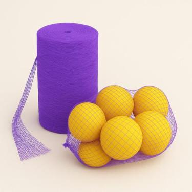 Imagem de Rede Plastica Para Alho Cebola Roxa Legume Fruta Tubular 2kg - RS Vale