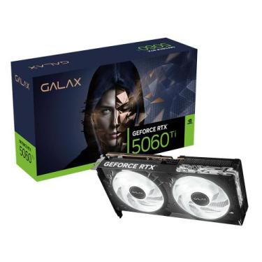 Imagem de Placa de Vídeo Galax RTX 5060 Ti 16GB GDDR7 128 Bits Black GF 1-Click 