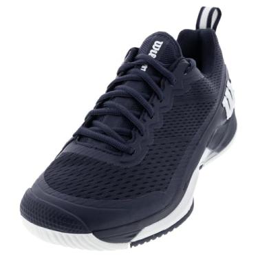 Imagem de WILSON Tênis masculino Rush Pro 4.5, Blazer azul marinho/branco, 40