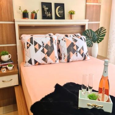 Imagem de Jogo De Lençol Malha 100% Algodão King Size Salute 3pçs