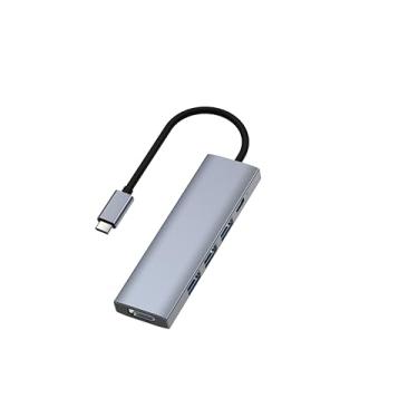 Imagem de EZRA Hub USB-C 5 em 1, Adaptador Multiporta com HDMI 4K, Carregamento 100W, 3 Portas USB-A,dongle USB C para MacBook Pro/Air, iPad Pro, iMac, iPhone 15 Pro/P