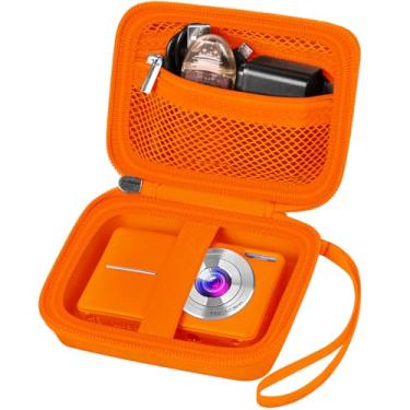 Imagem de ALKOO Capa Para Câmera Digital Compatível Com Vahoiald Fhd 1080P/Para Camkory Point And Shoot/Para Kodak Pixpro Fz45-Bk 16Mp Vlogging/Para Iweukjlo/Para Nsoela, Suporte Cartão Sd E Muito Mais - Lara