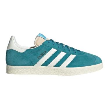 Imagem de adidas Tênis masculino Gazelle Indoor, Arctic Fusion/Off White/Cream White, 45