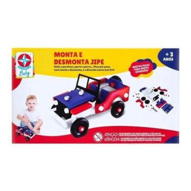 Imagem de Carrinho De Montar E Desmontar Jeep Jipe Brinquedo Estrela - Napolesto