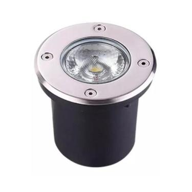 Imagem de Luminária Embutido de Solo Redondo Led 12W 2700K Luz Amarela IP67, 3
