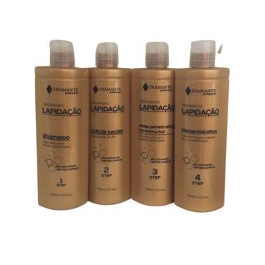 Imagem de Kit Linha Lapidação Capilar Diamante Profissional