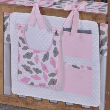 Imagem de Porta Treco e Fralda Organizador Quarto de Bebê Menino Menina 1 Peça C
