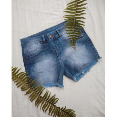 Imagem de Short Jeans Destroyed  - Leeveira Modas