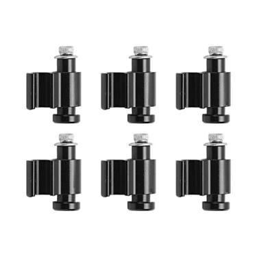 Imagem de 6Pcs RISK Bicicleta Guia Bicicleta Freio Cabo Habitação Braçadeira Liga de alumínio Preto para Mountain Bike Freio a disco hidráulico Durable CNC Processado Aço Inoxidável