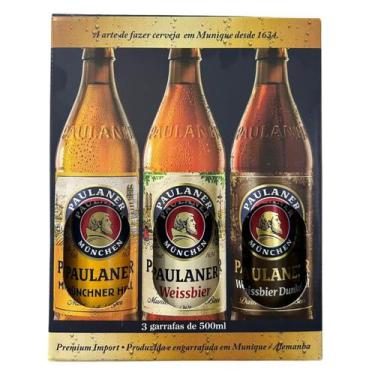 Imagem de Cerveja Alema Paulaner Garrafa 500ml Kit com 3 Un